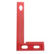 90 Degree Aluminum Alloy Square Ruler with Metric Scale Height Gauge Right Angle Corner Carpenter Tool Essential Woodworking Tool for Precision Measurement Cheap