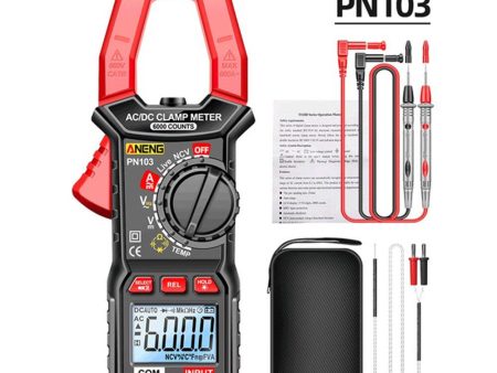 ANENG PN103 Digital Clamp Meter AC DC Current Professional Multimeter 6000 Counts Online