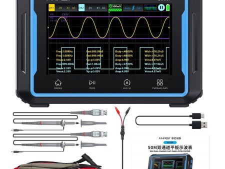 FNIRSI 2C53P Touch Screen 3in1 2CH 50MHz Oscilloscope Hot on Sale