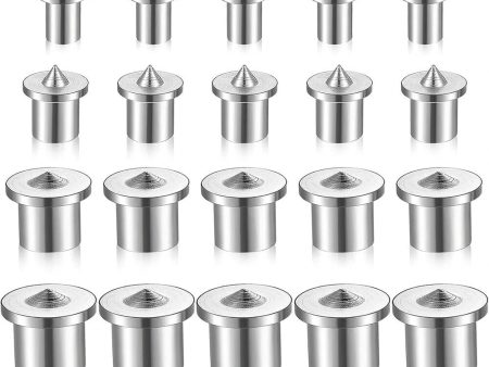 Alloy Steel Dowel and Tenon Center Transfer Plugs 20 Pieces 1 4 Inch Silver Durable Easy to Use for Precise Woodworking Projects Cheap