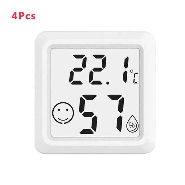 4Pcs Mini Indoors Thermometer Hygrometer High-precision Electronic Temperature Humidity Meter For Cheap