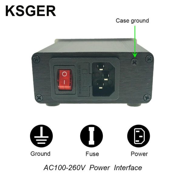 KSGER T12 STM32 OLED DIY Kit Constant Temperature Soldering Station 150-480C Range Quick Heating High Power Output Compact Design Online Hot Sale