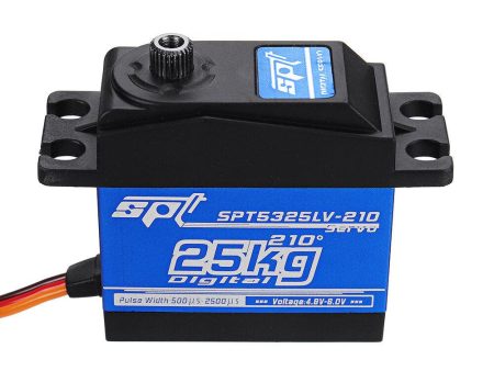 SPT Servo SPT5325LV-210 25KG Digital Servo Dual Bearing 210 Large Torque Metal Gear For RC Robot Fashion