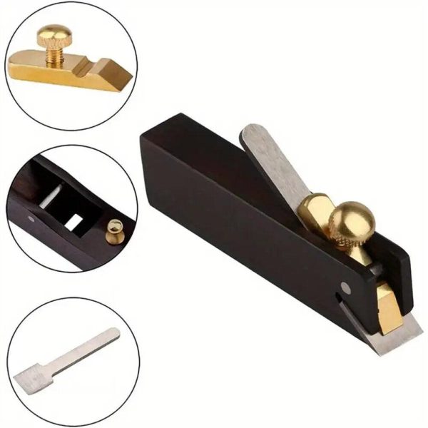 Mini Wood Planer Ebony Woodworking Hand Plane Mini DIY Cable Line Woodworking Plane Carpenter Wood Cutting Tool Online now