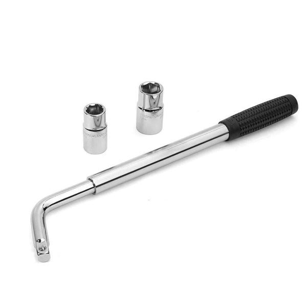 Automobile Tire Wrenches Chrome-plated Telescopic Wrenches L-shaped Chrome Vanadium Steel Socket Wrenches Hot on Sale