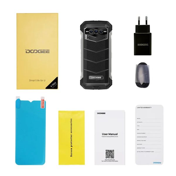 DOOGEE V Max 5G 22000mAh Battery 20GB 256GB Dimensity 1080 108MP Triple Camera Night Vision Camera 6.58 inch 120Hz NFC 33W Fast Charge IP68 IP69K Waterproof Rugged Smartphone Online