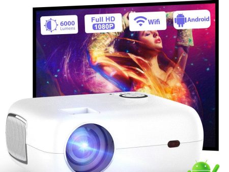 ThundeaL PG500 Full HD 1080P Projector Portable WIFI Android Projector 2K 4K Video Home Theater Movie Cinema Big Screen Beamer on Sale