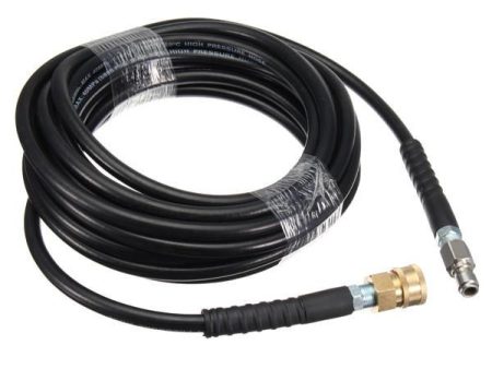 10M Tube 3 8 Quick Connect High Pressure Hose Black Washer Tube For Pressure Washer Online now