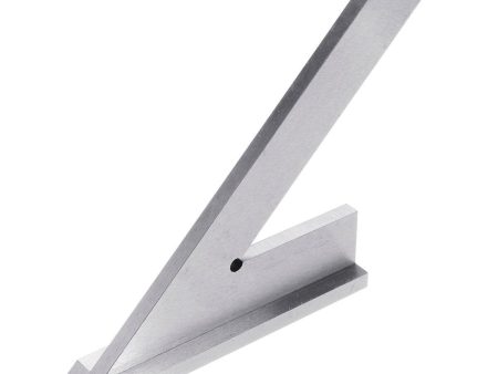 150x100mm 45 Degree DIN875-2 Angle Corner Square Ruler Wide Base Gauge Woodworking Tool on Sale