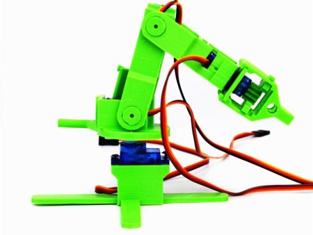 Small Hammer 3D Print DIY 4DOF RC Robot Arm Kit With SG90 Servos Hot on Sale