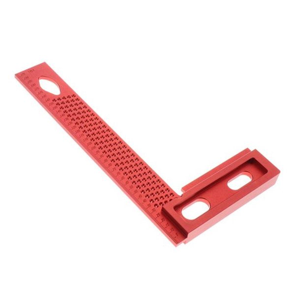 90 Degree Aluminum Alloy Square Ruler with Metric Scale Height Gauge Right Angle Corner Carpenter Tool Essential Woodworking Tool for Precision Measurement Cheap