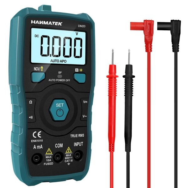 HANMATEK DM20 Digital Multimeter Auto-Ranging 6000 Counts For Discount