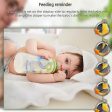 AM540 720P 5inch Baby Monitor with PTZ Rotation Camera Temperature Monitoring IR Night Vision Touch Screen Crying Breast Feeding Reminder Lullabies Baby Watcher Camera Device For Cheap