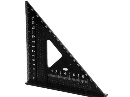 7 Inch Metric Aluminum Alloy Triangle Ruler Rafter Square Carpenter Ruler on Sale