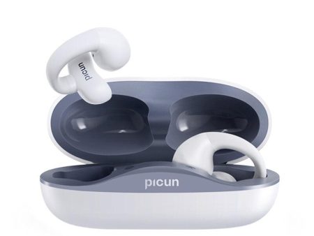 Picun W6 Air Conduction Earphone bluetooth 5.3 Clip-on Earbuds HD Audio ENC Noise Cancelling Earclips Headphones with Mic Online Hot Sale