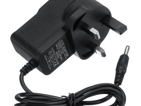 12V 6W UK Plug Charger Adapter To DC Power Cable Cord Supply