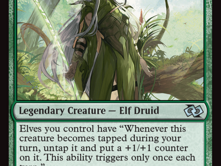 Dionus, Elvish Archdruid (Anime) [Foundations Jumpstart] For Sale