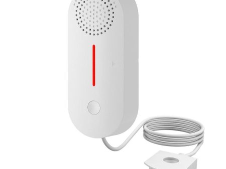 Tuya WiFi Smart Water Leakage Sensor Real-time Water Level Monitoring Overflow Leakage Detector APP Remote Alarm Push Time Setting 100dB Sound Alarm System for Home Safety Monitor For Sale