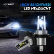 NOVSIGHT N57 2PCS Car Headlight LED Bulbs Kit 6500K Headlamp IP68 Waterproof Cheap