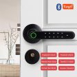 Tuya blutooth Electronic Smart Door Lock Intelligent Anti-theft Gateway Smart Handle with Semiconductor Fingerprint Password APP Key Unlock Home Lock Online Hot Sale