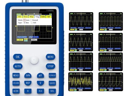 FNIRSI 1C15 Professional Digital Oscilloscope 500MS s Sampling Rate 110MHz For Discount