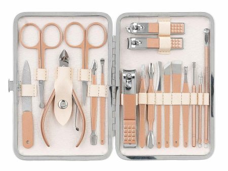 18-Piece Manicure Pedicure Set Pedicure Fingernails Toenails Clipper Kit Nail Scissors Online