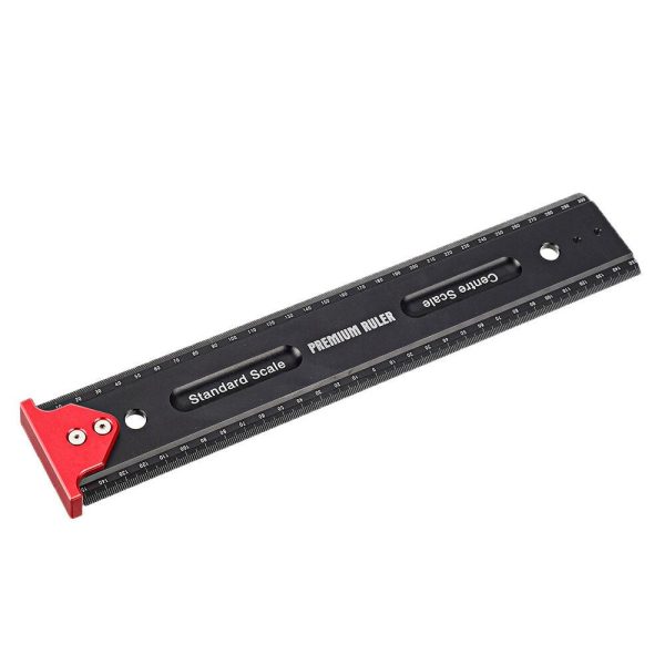 Marking T Ruler Durable Home Scribing Measuring Ruler With Hook Stop Multifunction Carpentry Hand Tools For Woodworking High Precision Portable Rectangle For Cheap