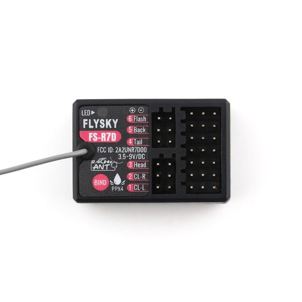 Flysky FS-R7D 2.4GHz 7CH ANT Protocol PWM PPM Output Light Group Receiver for FS-G7P Transmitter For Cheap