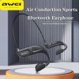 AWEI A889Pro Air Conduction Earbuds bluetooth 5.2 Earphone HiFi Stereo Sport Wireless Earhooks Headphones with Mic Online Hot Sale