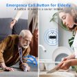 CF101W Tuya WiFi Emergency Alarm Button Rechargeable Elderly Emergency Panic Button Old Man Personal Self-help Smart APP Push Hot on Sale