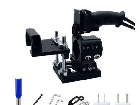 Mortising Jig For Woodworking Trimming Machine 2 in 1 Slotting Bracket Invisible Fasteners Punch Locator Linear Track DIY Tools Hot on Sale