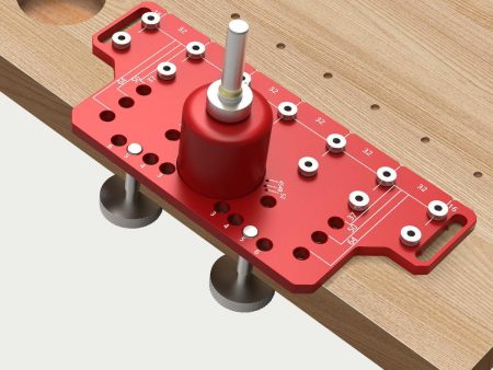 ENJOYWOOD Shelf Pin Jig Hinge Jig 2 in 1 Self-contained Clamping on Sale