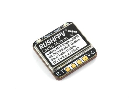 RUSHFPV GNSS Mini M10 GPS Module 10HZ  Rate Built-in Ceramic Antenna for RC Airplane FPV Freestyle Drones DIY Parts Cheap