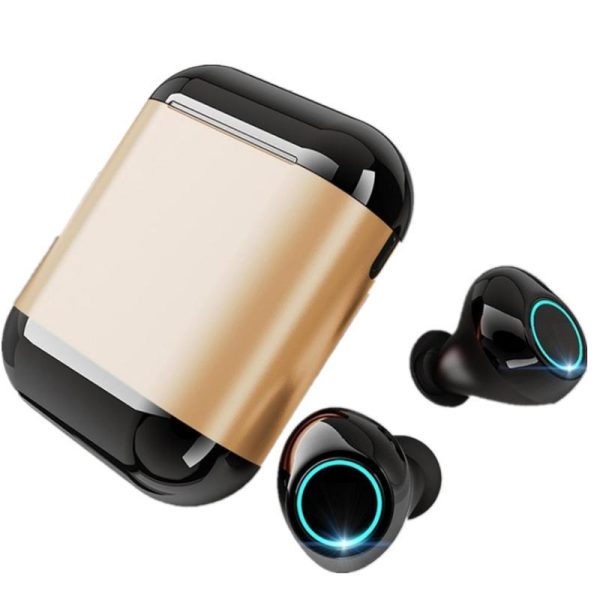 TWS Mini Portable Wireless bluetooth Earphone Stereo Smart Touch Bilaterial Calls Headphone with Charging Box For Discount