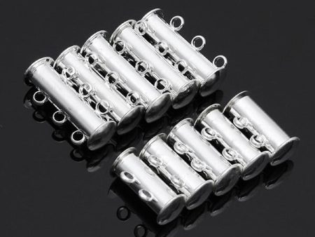 5pcs Magnetic Clasp Buckle Hooks With 2 3 Loops Metal Magnetic Buckle DIY Connectors Cheap