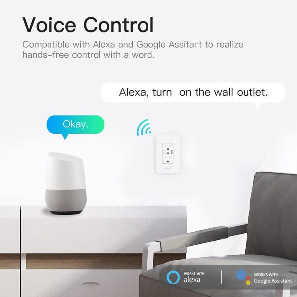 Tuya Smart WiFi US Plug Socket USB+Type-C Wall Outlet APP Remote Control Timer Countdown Voice Control with Alexa Google Assistant For Discount