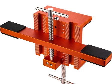 Cabinet Door Mounting Jig Support Arm and Clamp Integrated Aluminum Alloy Body Heavy Duty Tool for Cabinets with Face Frame or Frameless Supports Positions Levels Online Sale