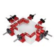 FONSON 4 Set Mini Woodworking Right Angle Positioning Clamp 90 Degree Precision Clamping Square Carpenter Square Sale