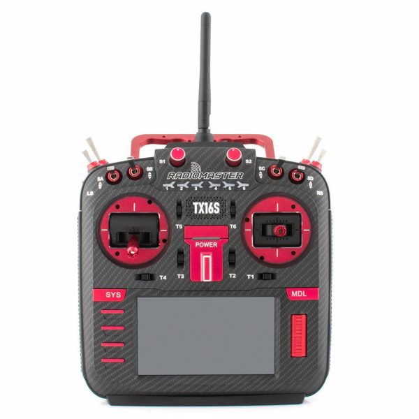 RadioMaster TX16S Mark II MAX V4.0 Hall Gimbal 4-IN-1 ELRS Multi-protocol Radio Controller Support EdgeTX OpenTX Built-in Dual Speakers Mode2 Radio Transmitter for RC Drone For Discount