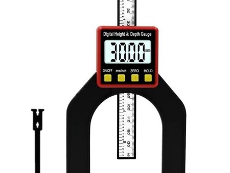 Digital Depth Gauge LCD Height Gauges Calipers With Magnetic Feet For Router Tables Woodworking Measuring Tools Online