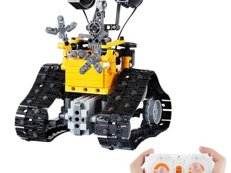 395PCS 2.4GHz Remote Control Assembly Robot Building Blocks Set Educational Intelligent Crawler Car Toys for Children Online Hot Sale