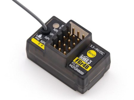 FlySky FGr4B 2.4GHz 4CH AFHDS 3 Micro Mini RC Receiver PWM PPM i-bus S.BUS i-bus2 Output for PL18 NB4 NB4 Lite NB4+ Transmitter RC Car Boat Hot on Sale