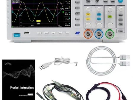 FNIRSI-1014D 7 Inch TFT LCD Display Screen 2 In 1 Dual Channel Input Storage Oscilloscope Online now