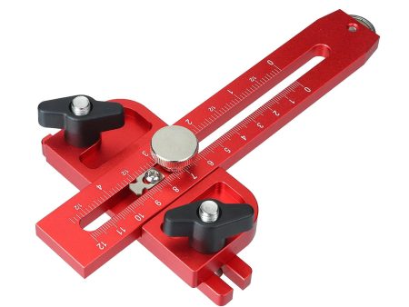 120mm Thin Table Saw Jig Aluminium Alloy Anodized Adjustable Limiter for Precision Woodworking Online Hot Sale