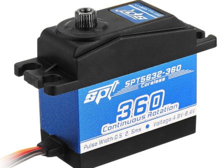 SPT Servo SPT5632-360 Coreless Digital Servo Metal Gear Lager Torque Linear Change For RC Robot Fashion