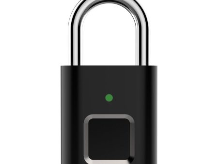 USB Rechargeable Mini Smart Padlock Fingerprint Lock for Anti-Theft Security Door Luggage Locker Small Box Supply