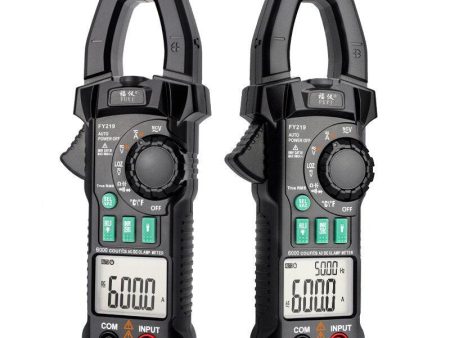 FUYI FY219 Double Display AC DC True RMS Digital Clamp Meter Portable Multimeter Supply