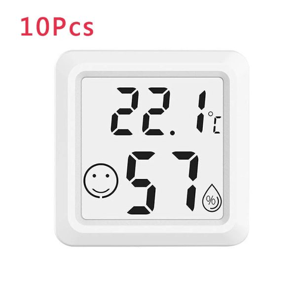 10Pcs Mini Indoors Thermometer Hygrometer High-precision Electronic Temperature Humidity Meter Online Hot Sale