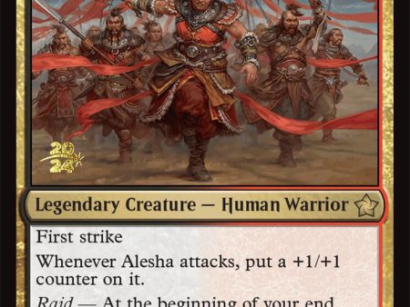 Alesha, Who Laughs at Fate [Foundations Prerelease Promos] For Cheap