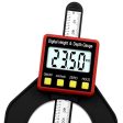 Digital Depth Gauge LCD Height Gauges Calipers With Magnetic Feet For Router Tables Woodworking Measuring Tools Online